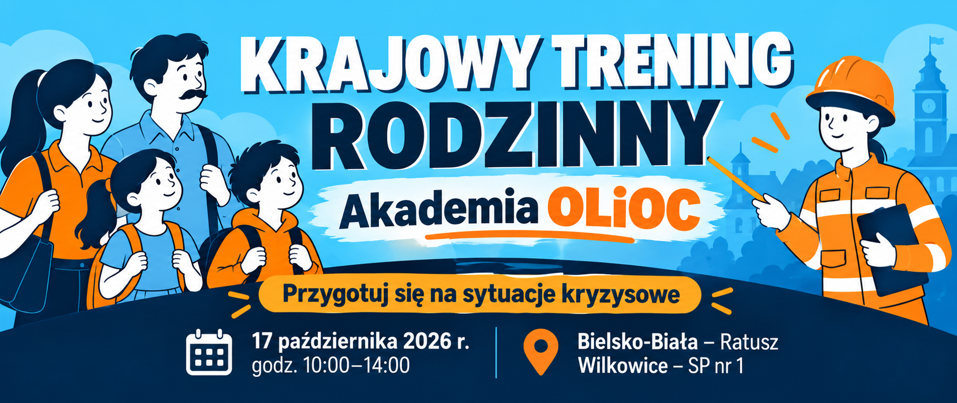 Plakat na wydarzenie dot. OLiOC