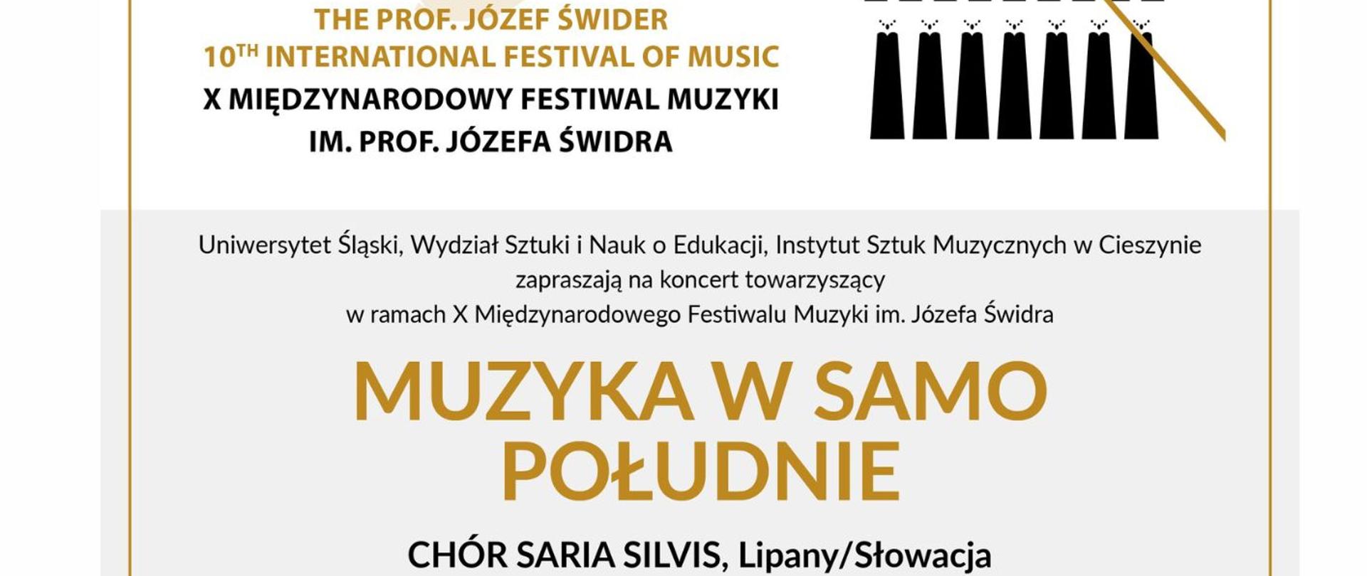 Plakat informacyjny dotyczący koncertu "Muzyka w samo południe" odbywającego się w dniu 19.06.2025 o godz. 12.00. 