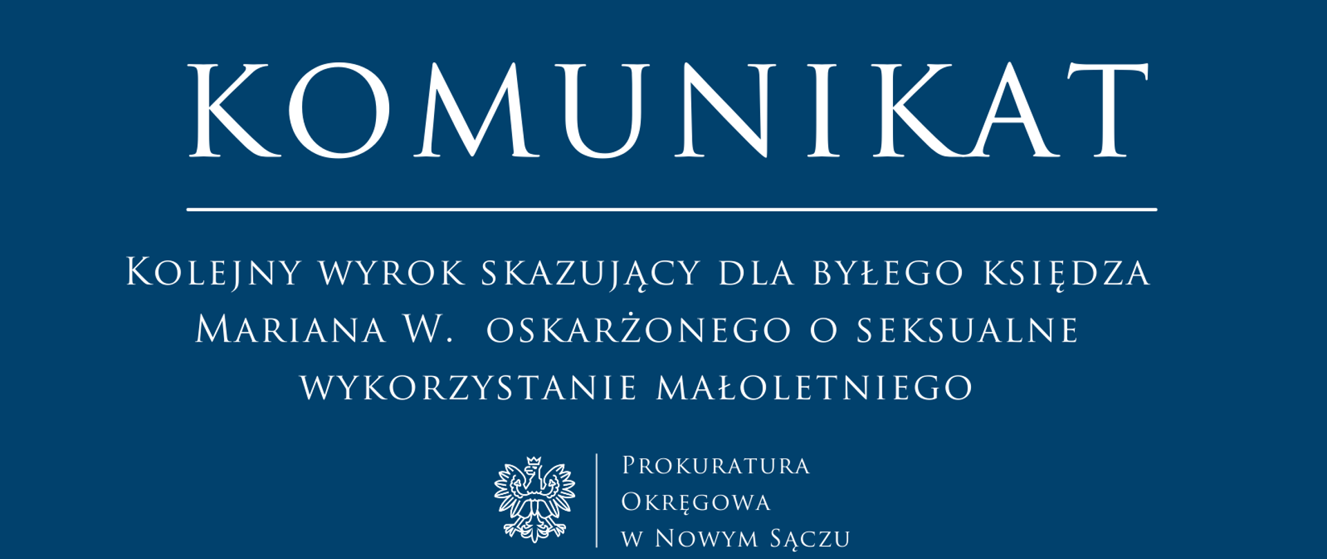 Wyrok skazujący dla byłego księdza