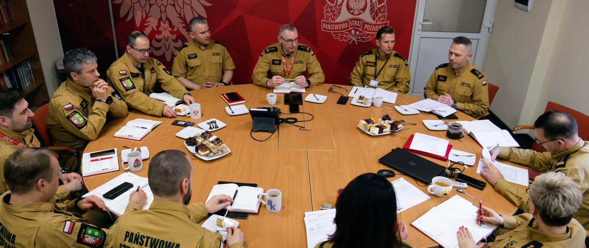 Odprawa służbowa z nowym składem kadry kierowniczej