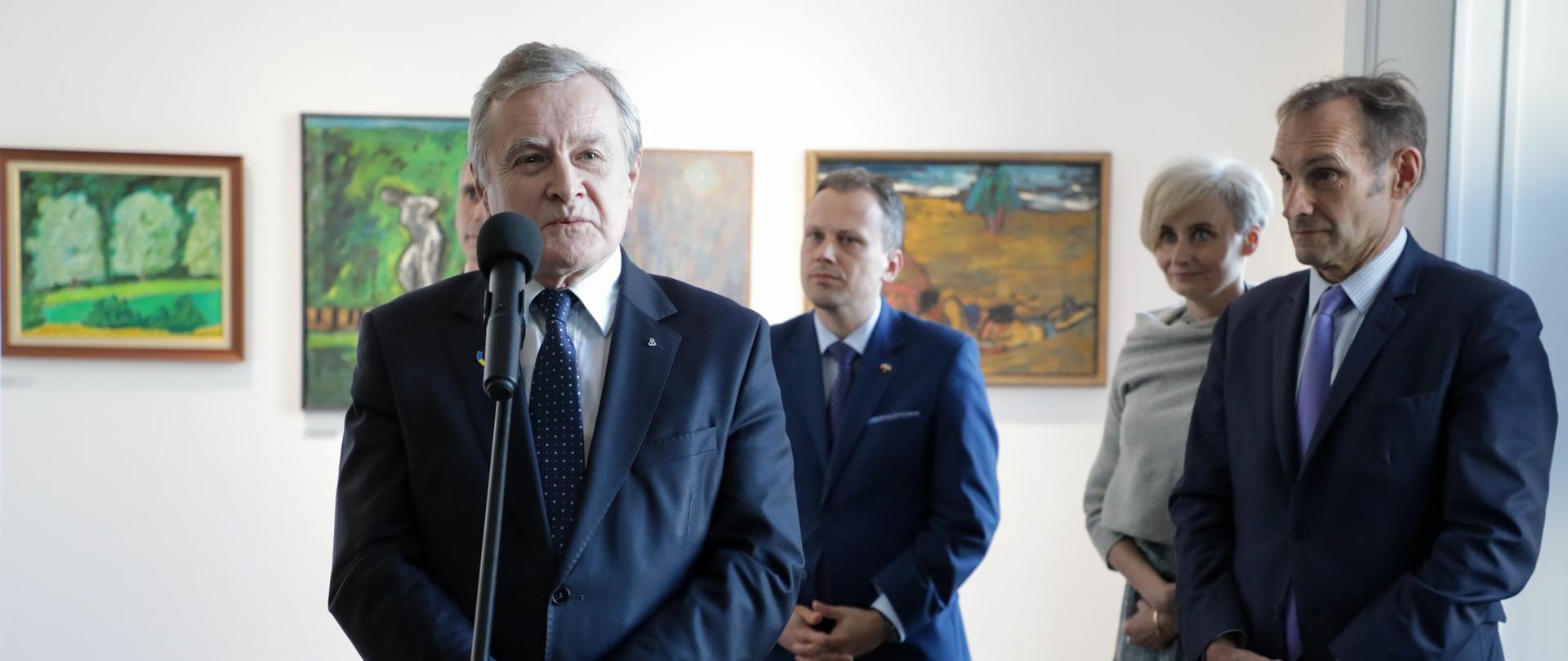 „Józef Czapski. Dzieła z kolekcji prywatnych ” - nowa wystawa w Kordegardzie, galerii Narodowego Centrum Kultury, fot. Danuta Matloch