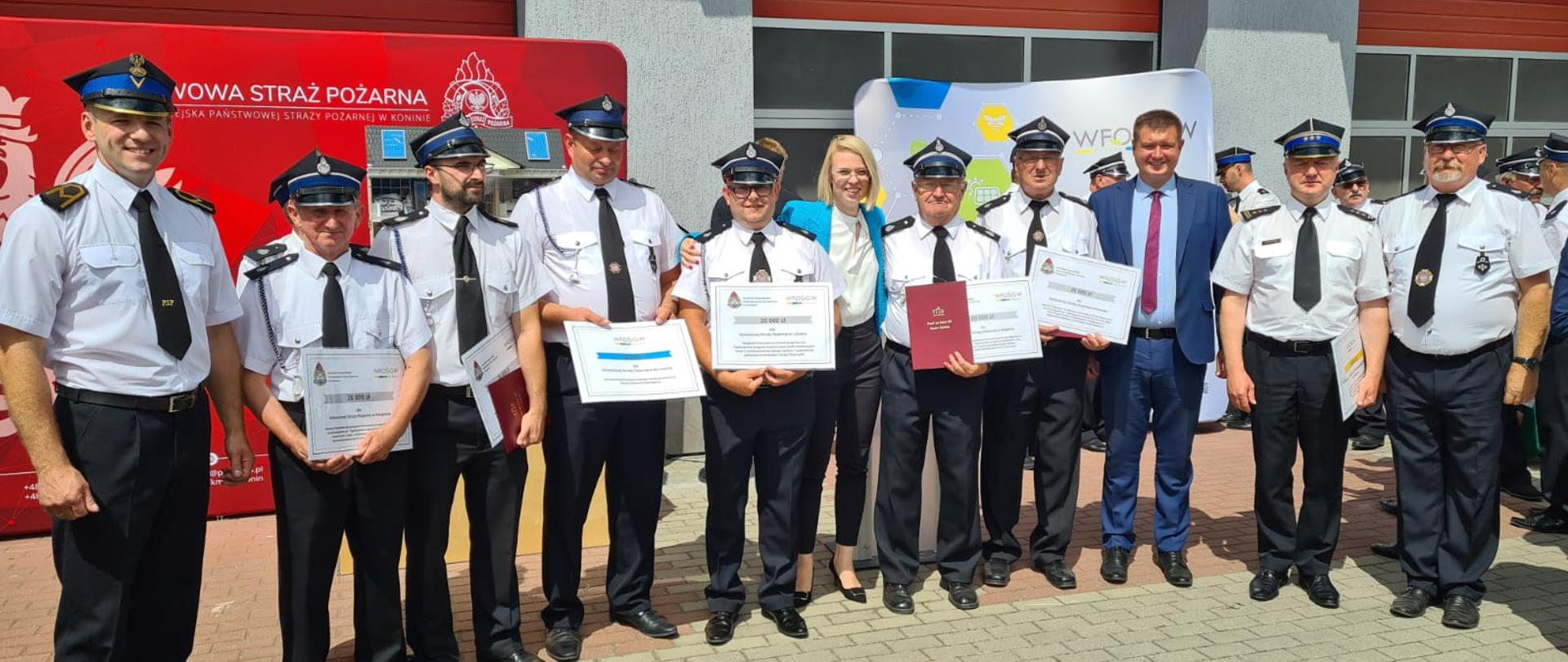 UROCZYSTE WRĘCZENIE PROMES DLA JEDNOSTEK PSP I OSP