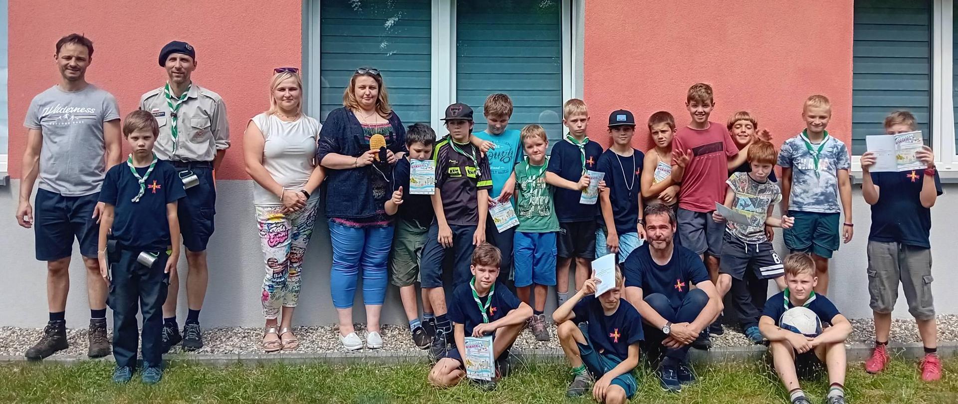 Zajęcia edukacyjne dla dzieci w Stowarzyszeniu Harcerstwa Katolickiego „Zawisza” Federacji Skautingu Europejskiego - 1 Hufiec w Nadleśnictwie Potempa