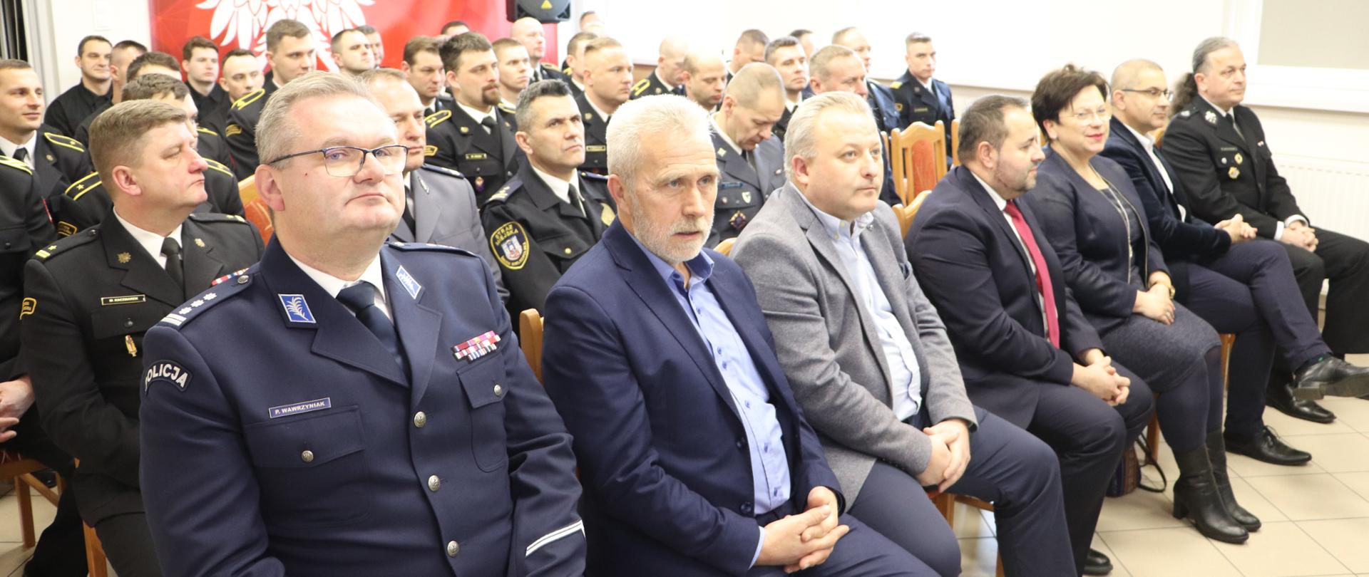 Narada Roczna w Komendzie Powiatowej Państwowej Straży Pożarnej w Środzie Wielkopolskiej