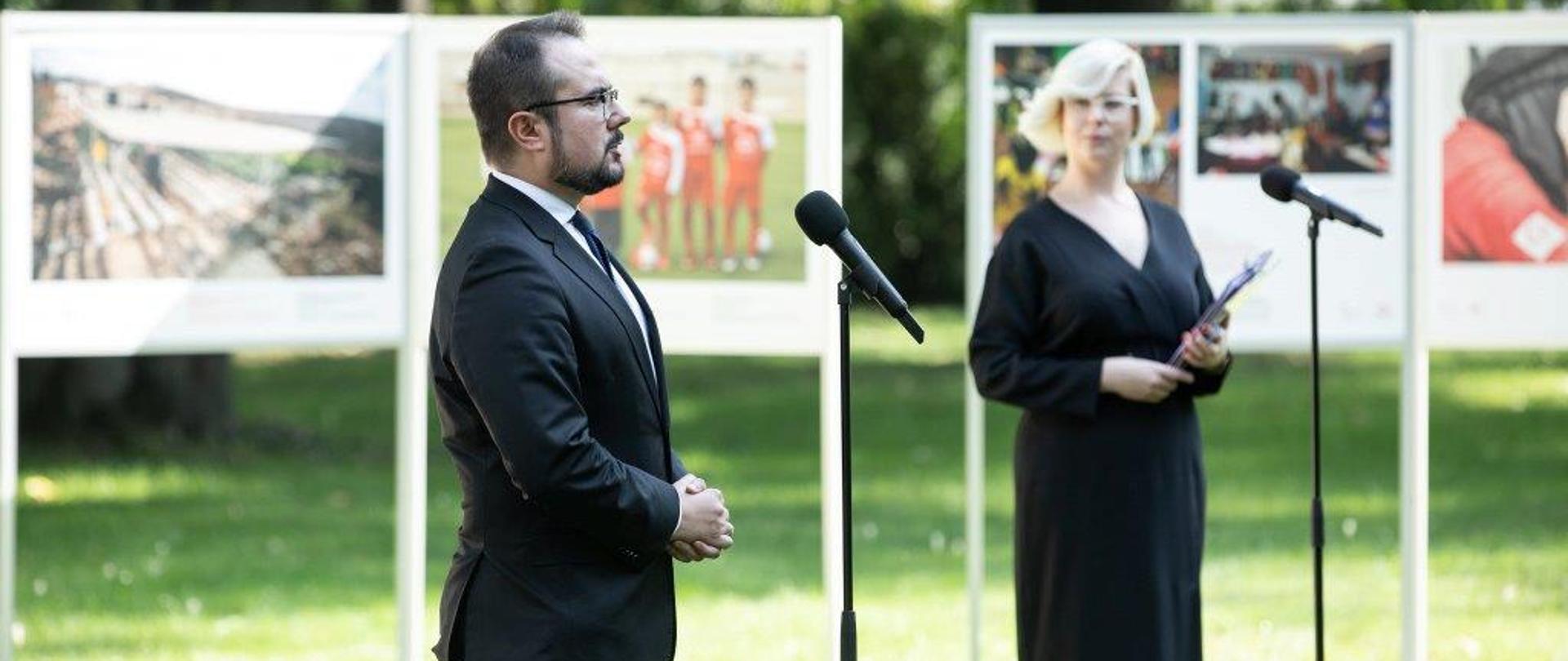 Minister Jabloński in prime minister' chansellory