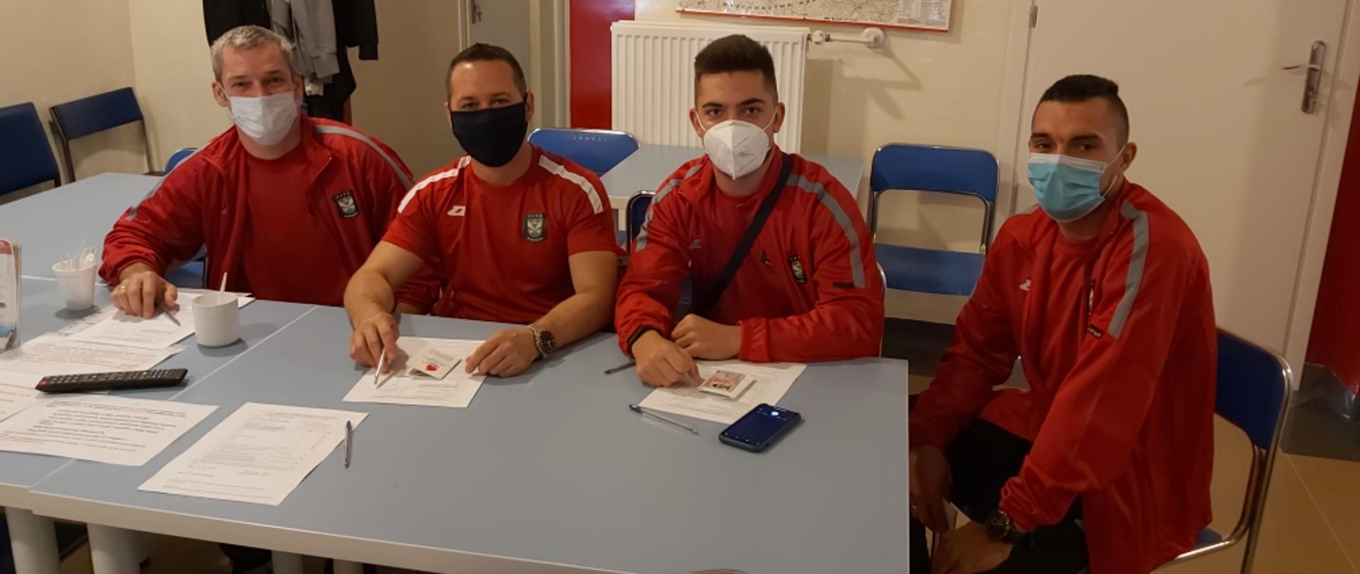 Jednostka OSP Rożental wspierająca akcje