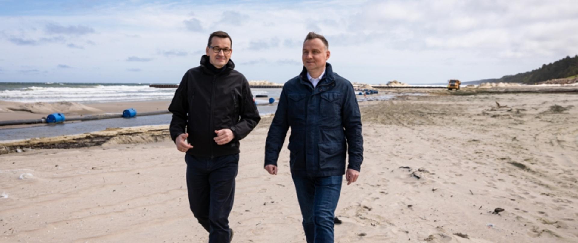 Premier i Prezydent na Mierzei Wiślane