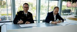 Podpisanie listu intencyjnego pomiędzy Państwową Strażą Pożarną a PKO Bank Polski