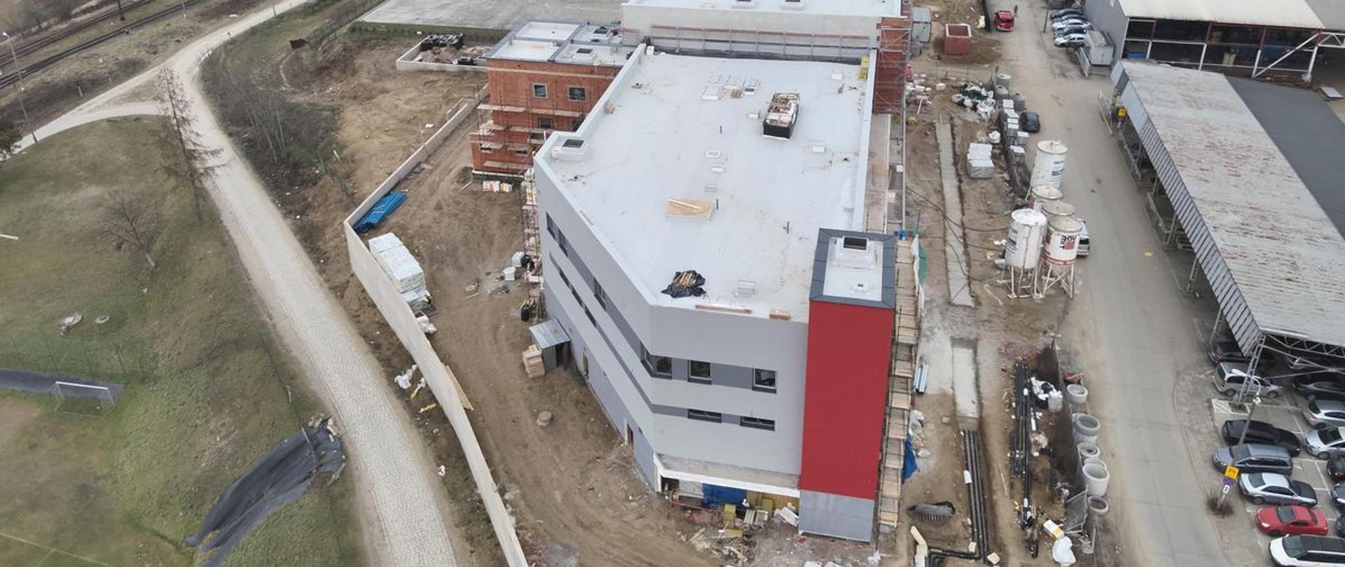 Widok budynku z góry