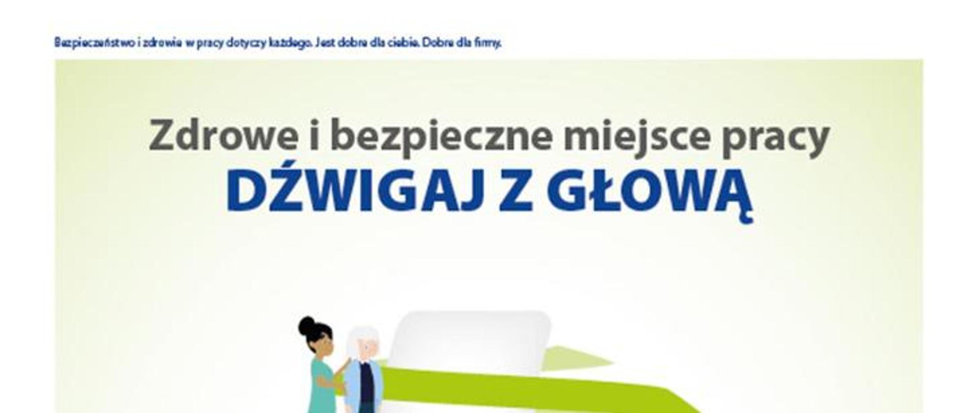 Baner Zdrowe i bezpieczne miejsce pracy