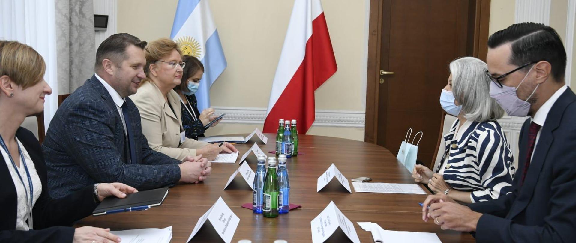 Spotkanie Ministra Edukacji i Nauki z Ambasador Argentyny w Polsce