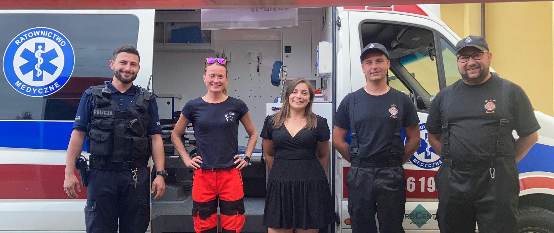 Udział Małopolskich strażaków w programie #SzczepimySięzOSP promującym szczepienia przeciw COVID-19