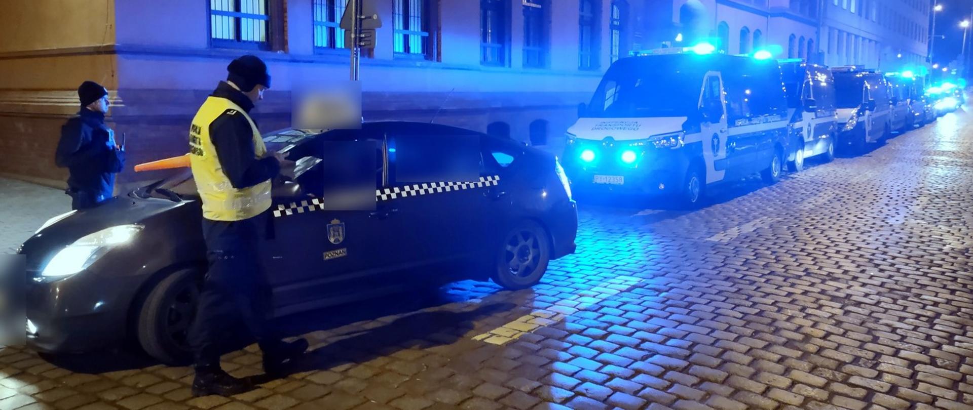 Nocne kontrole przewozu osób w Poznaniu