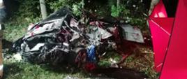 Wypadek samochodu osobowego w miejscowości Piaseczno