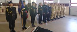Pożegnanie st. kpt. Radosława Kilanowskiego i ślubowanie nowo przyjętego funkcjonariusza