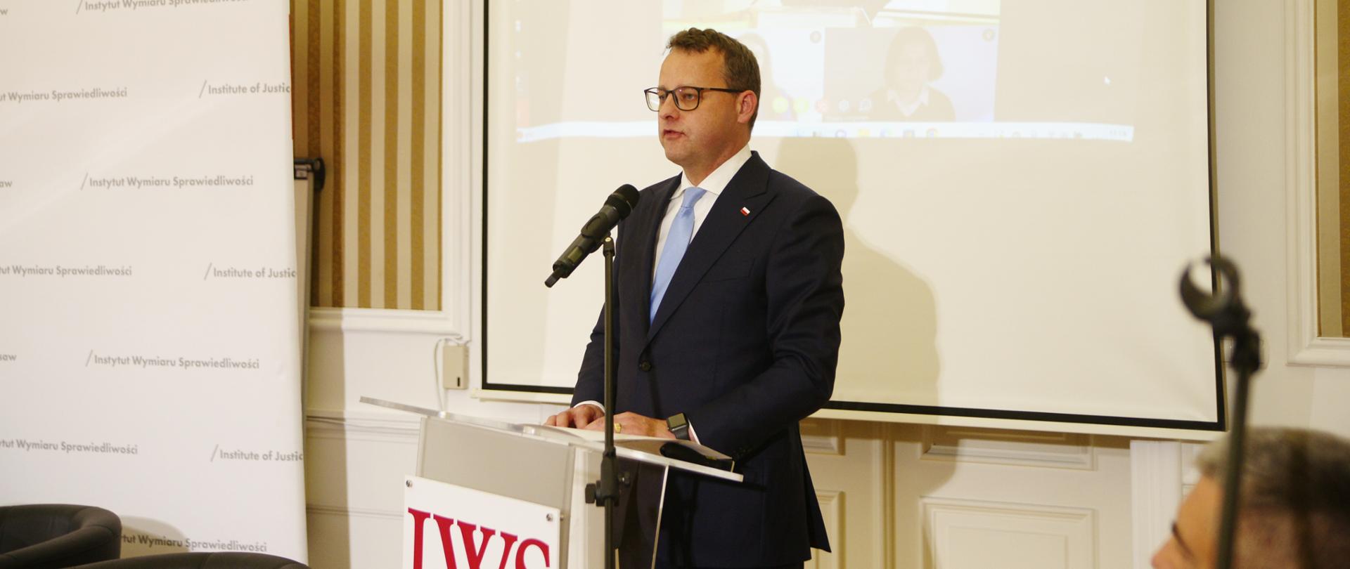 wiceminister sprawiedliwości Marcin Romanowski