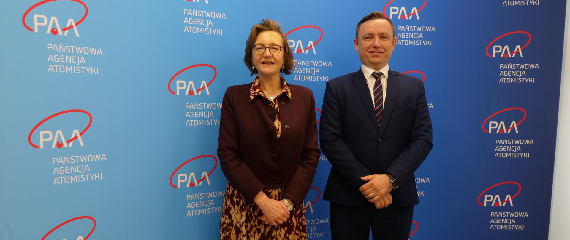 16 kwietnia 2024 r. Prezes Państwowej Agencji Atomistyki gościł Dyrektor Wydziału ds. Energii Jądrowej MAEA, Aline des Cloizeaux