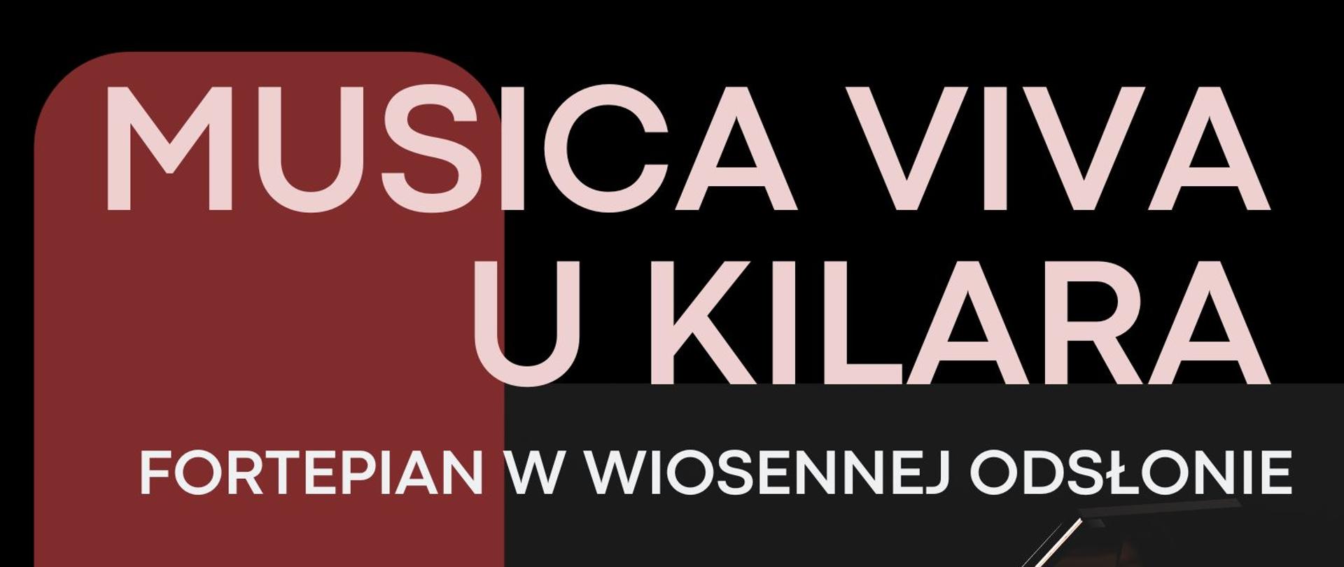 Plakat z informacją o koncercie 