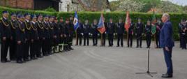 Powitanie uczestników uroczystości przez wojewodę pomorskiego