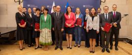 Uroczystość nadania pierwszych stopni dyplomatycznych z udziałem Podsekretarza Stanu Henryki Mościckiej-Dendys