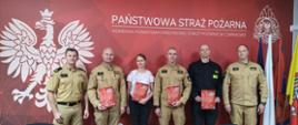 Nagrody dla funkcjonariuszy i pracowników cywilnych KP PSP w Czarnkowie