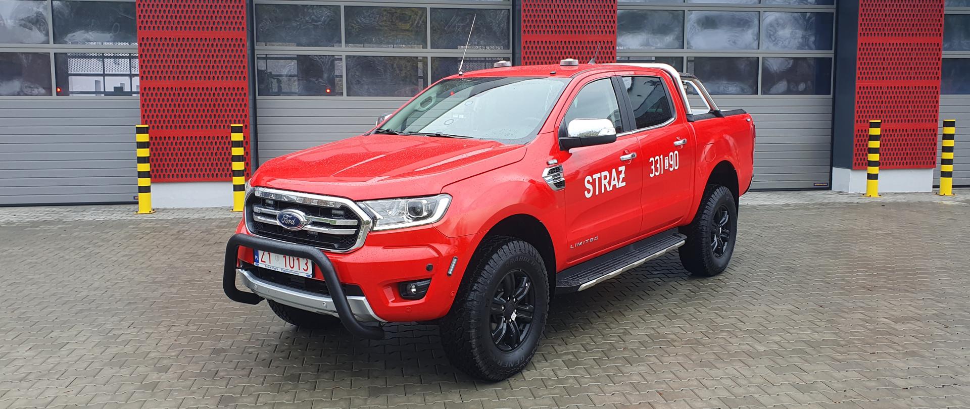 Ford RANGER po odbiorze lekkiego samochodu rozpoznawczo-ratowniczych dla SGRT dla JRG1