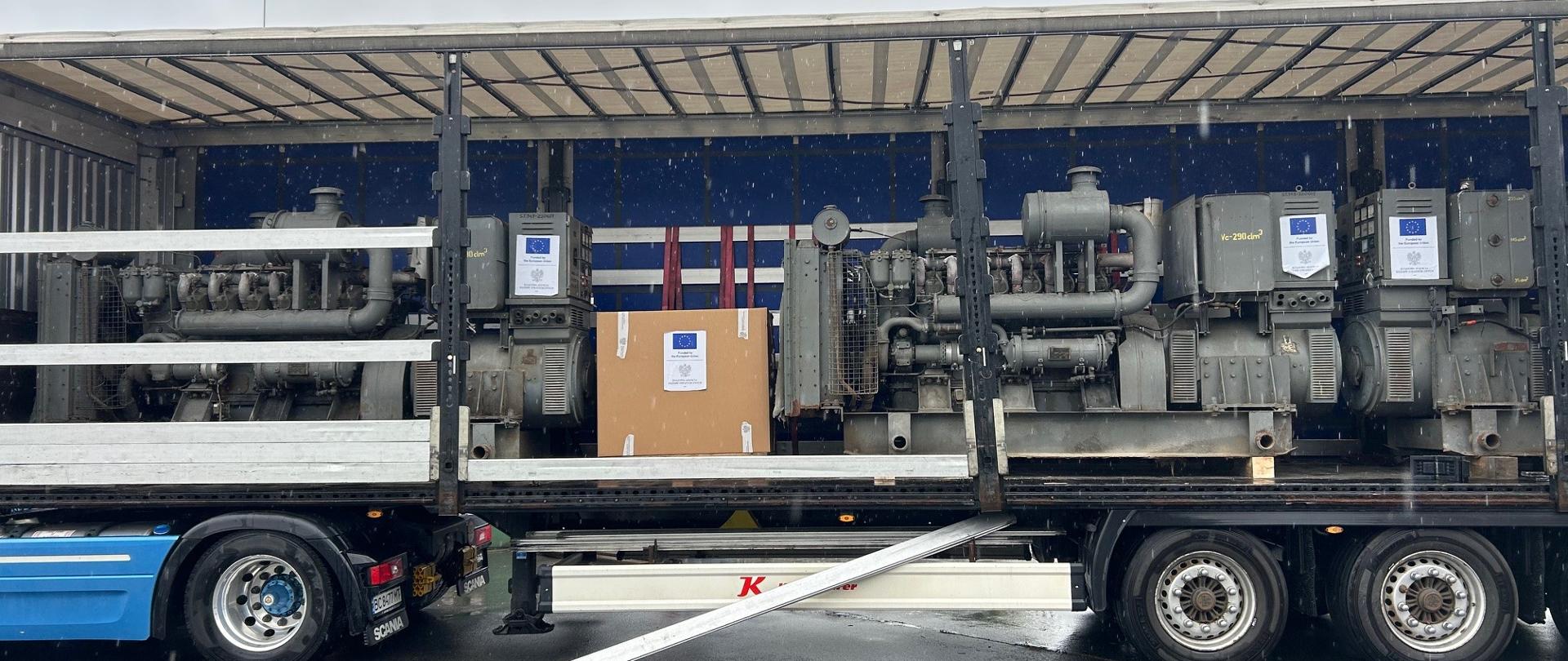 Transport humanitarny zrealizowany przez Rządową Agencję Rezerw Strategicznych