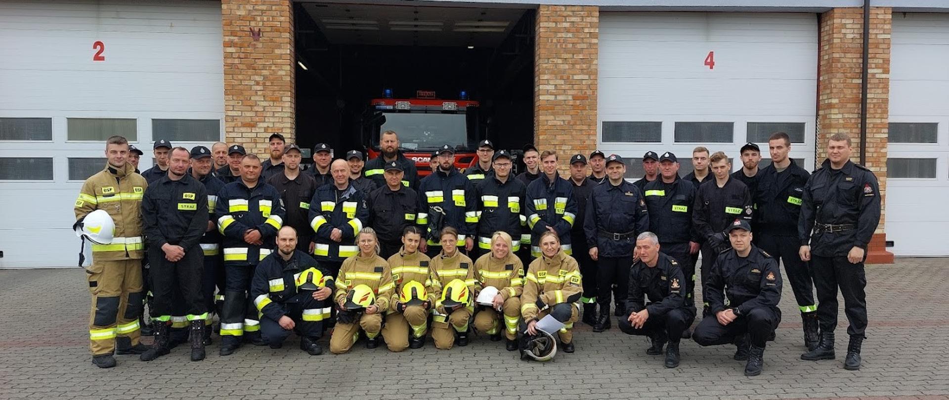 Szkolenie OSP zdjęcie zbiorowe