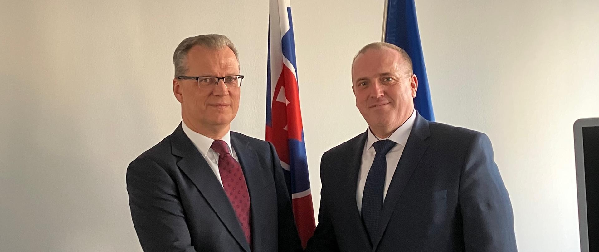 Spotkanie ambasadora z wiceministrem gospodarki RS Peterem Gerhartem