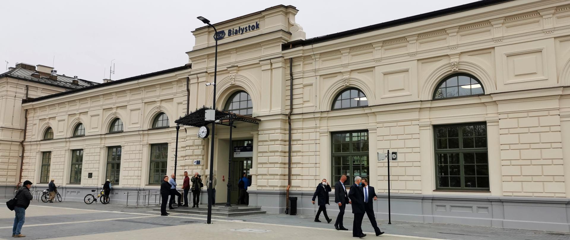 Otwarcie dworca PKP w Białymstoku