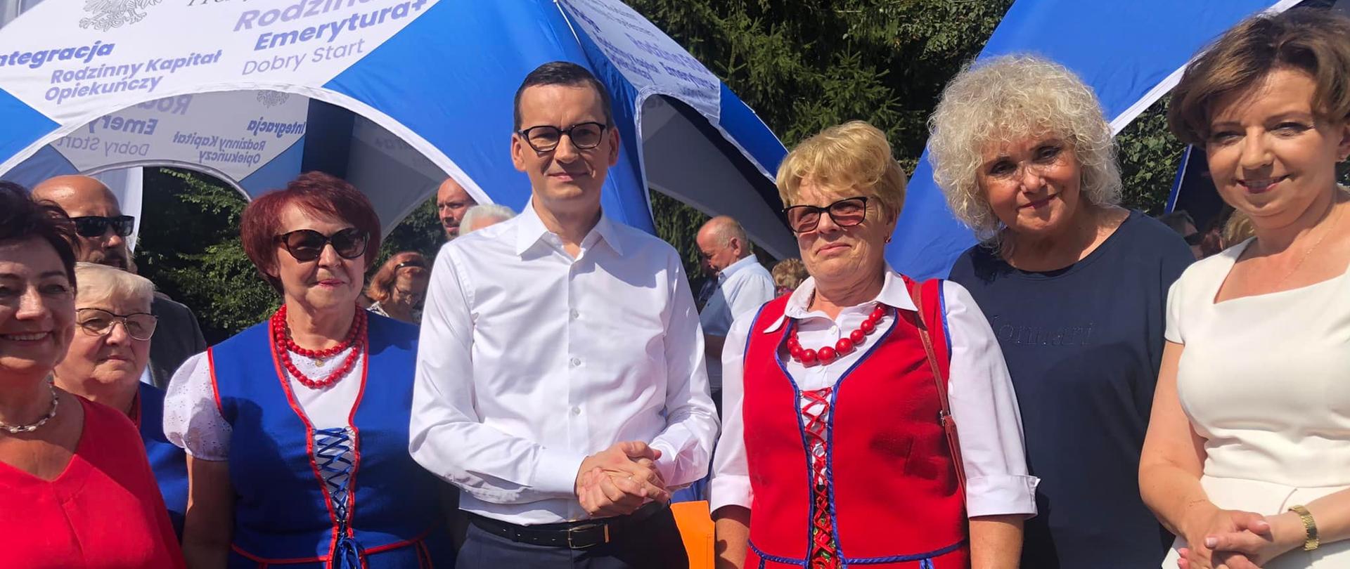 Wizyta Premiera RP Mateusza Morawieckiego w Siennicy