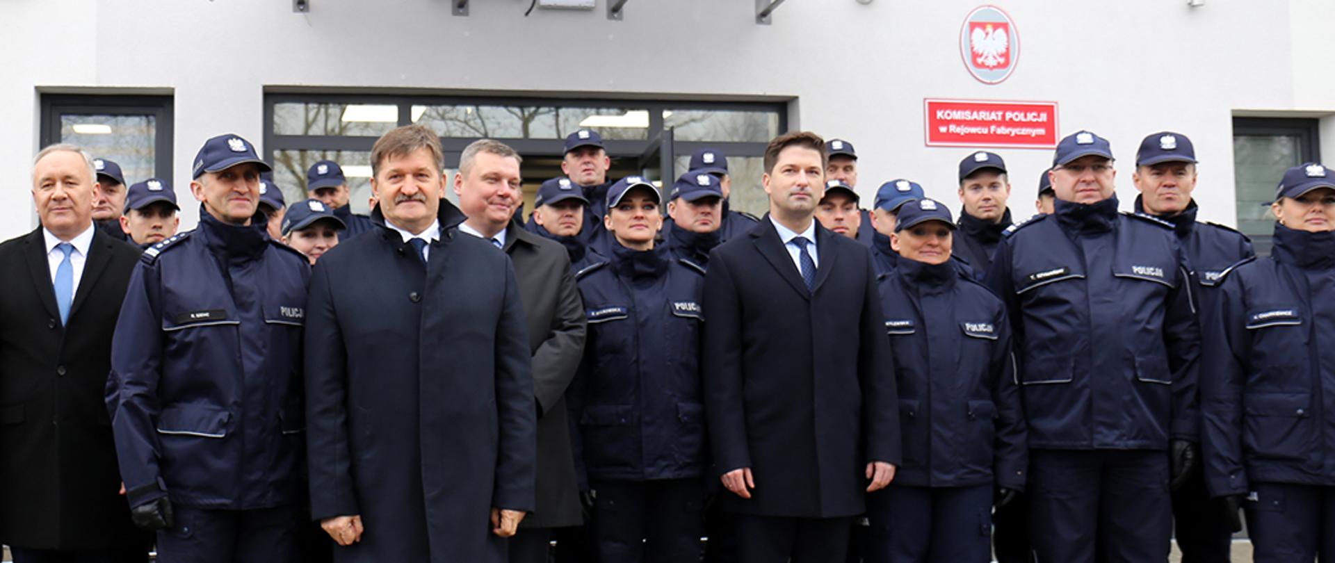 Otwarcie Komisariatu Policji w Rejowcu Fabrycznym.