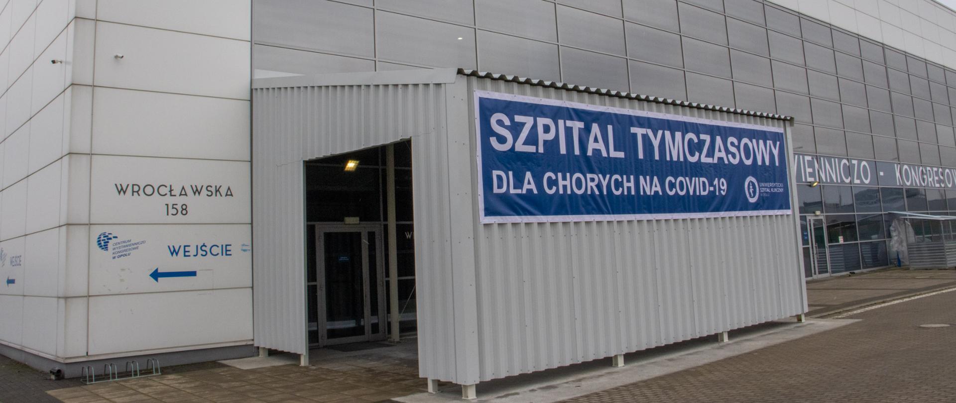 budowa szpitala tymczasowego w Opolu