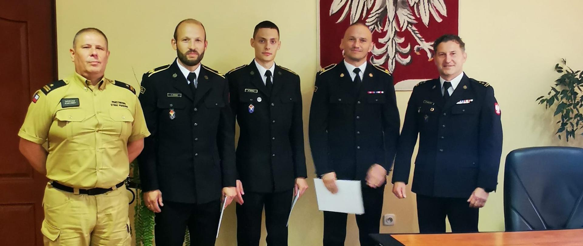 Spotkanie absolwentów SA PSP z Komendantem Powiatowym PSP