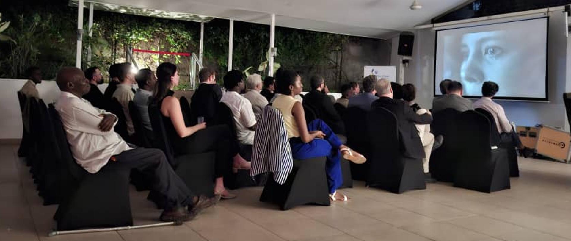 The movie screening "People" at the Embassy of Poland in Dar es Salaam
