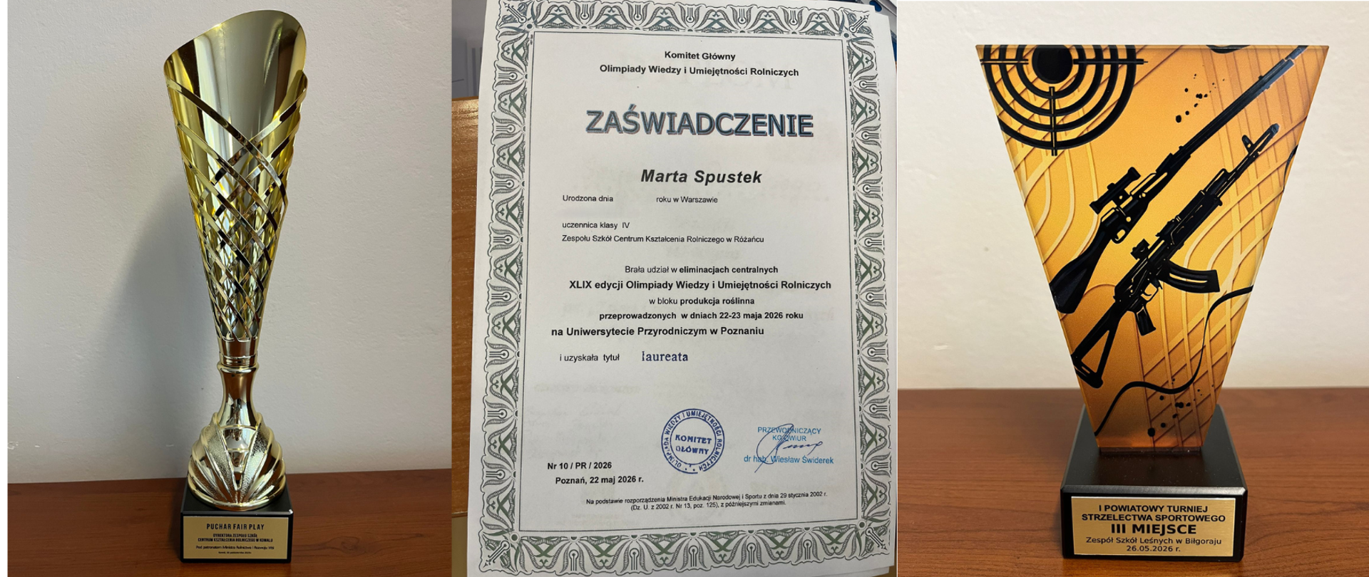 Sukcesy naszych uczniów w roku szkolnym 2025/2026