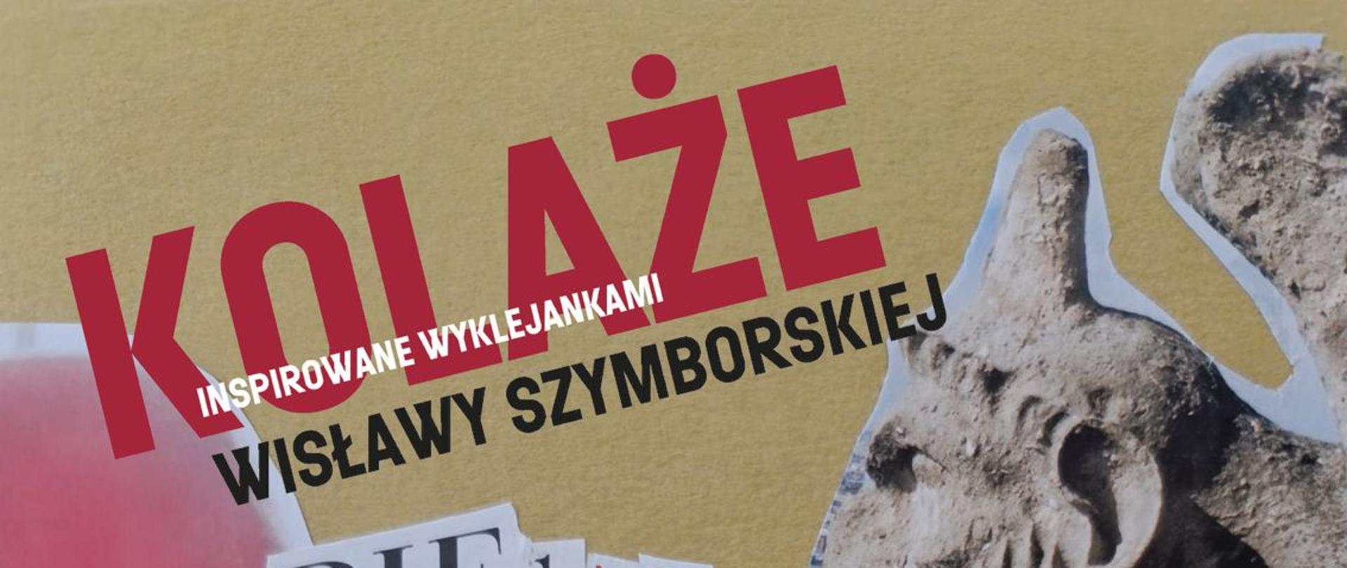 Kolaż przedstawiający kobietą z rozmarzeniem patrzącą na gargulca