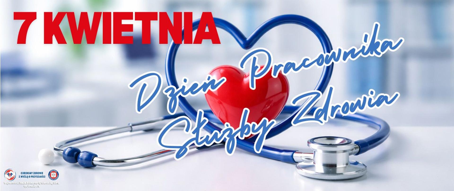 stetoskop ułożony w kształt serca