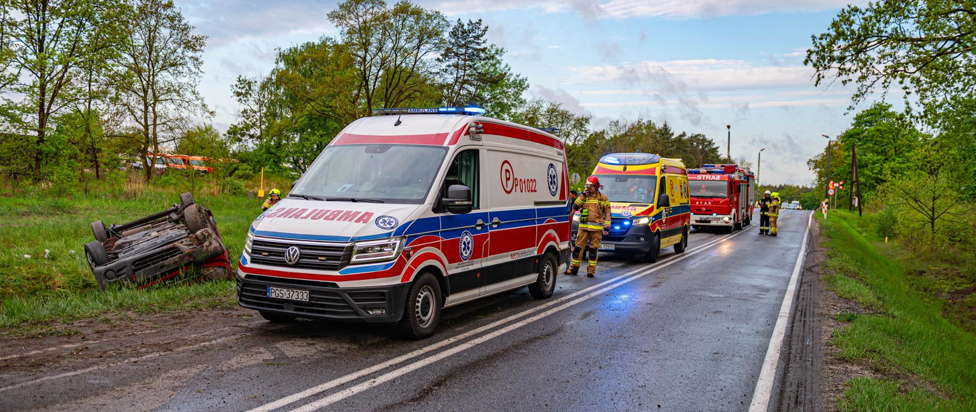 Brzostów- wypadek drogowy