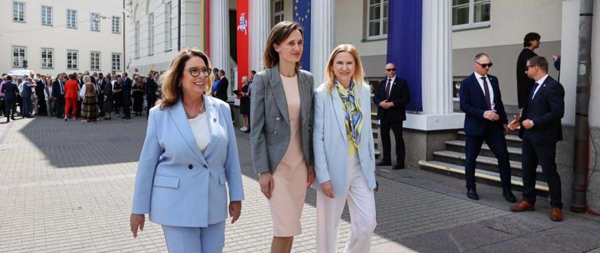 Uroczystość podniesienia flagi Republiki Litewskiej 