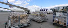 Polish humanitarian aid for India photo: Chopin Airport