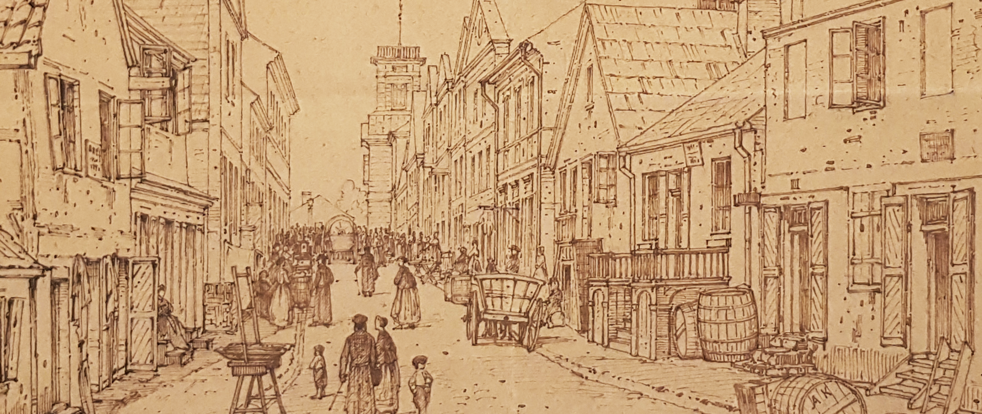 Adolf Kozarski, Uliczka żydowska w Lipnie