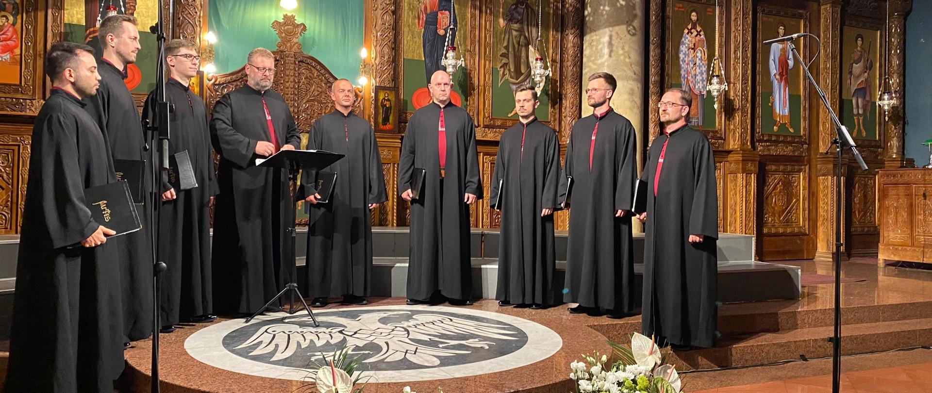 Męski Kameralny Zespół Śpiewu Cerkiewnego „Partes” z Poznania gościem 7. Międzynarodowego Festiwalu Muzyki Sakralnej w Niszu