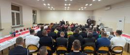 Zebranie sprawozdawczo-wyborcze OSP Złota z udziałem z Zastępcy Świętokrzyskiego Komendanta Wojewódzkiego PSP w Kielcach oraz Komendanta Powiatowego PSP w Pińczowie