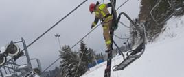 Ćwiczenia w zakresie ewakuacji z wyciągów krzesełkowych
