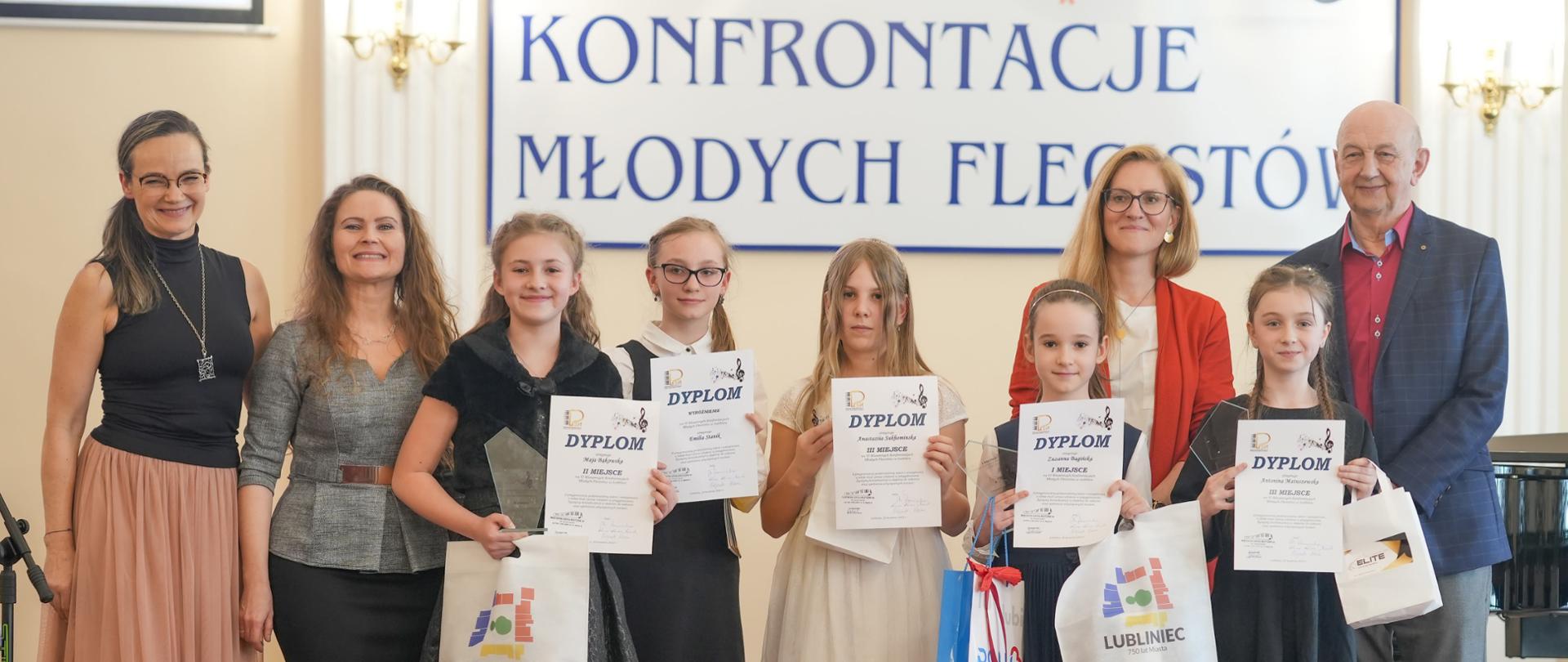 Laureaci VI Wiosennych Konfrontacji Fletowych Młodych Flecistów