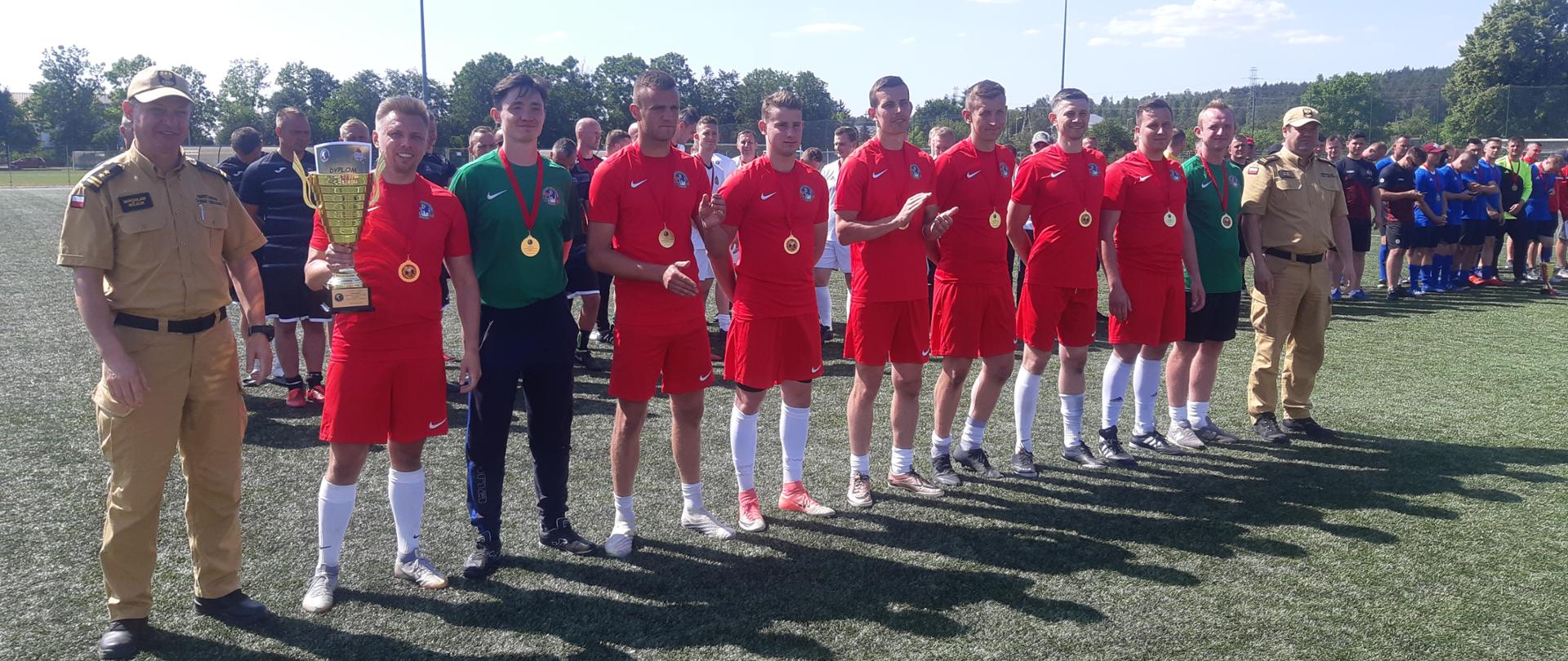 Drużyna z Komendy Miejskiej PSP w Warszawie Mistrzem Województwa Mazowieckiego Strażaków PSP w Piłce Nożnej 6-osobowej.