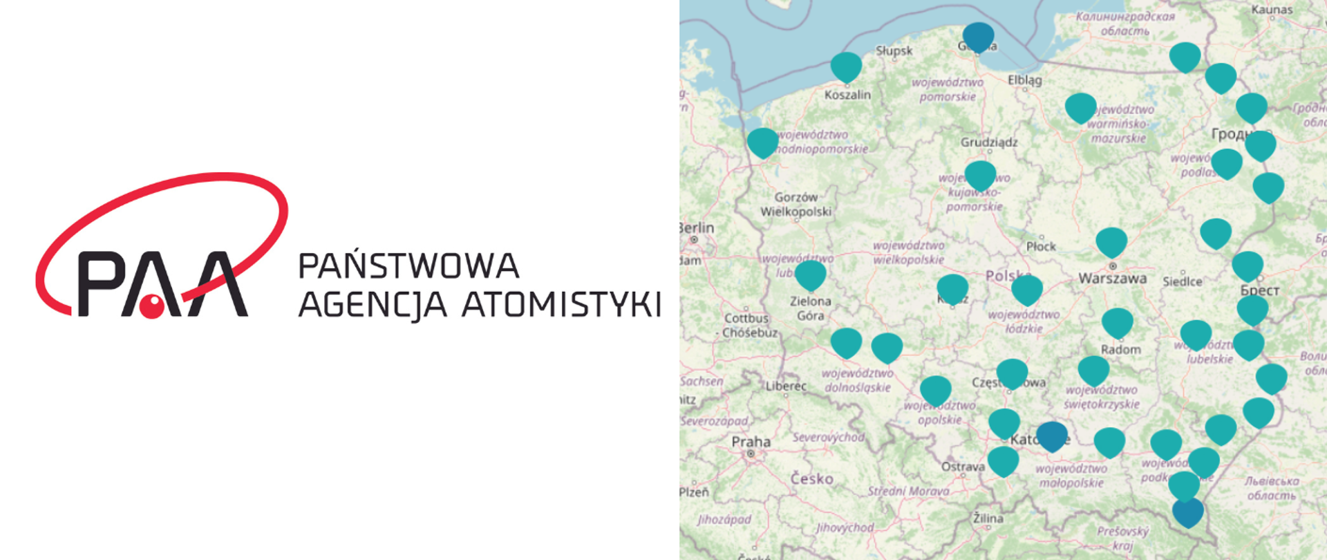Mapa radiacyjna Polski