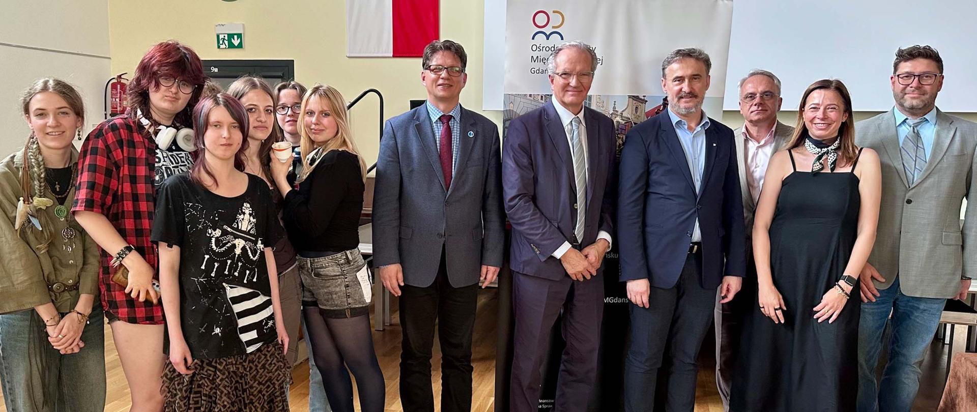 Wizyta konsula Republiki Federalnej Niemiec w naszym Plastyku. Fot. Anna Jaśkiewicz