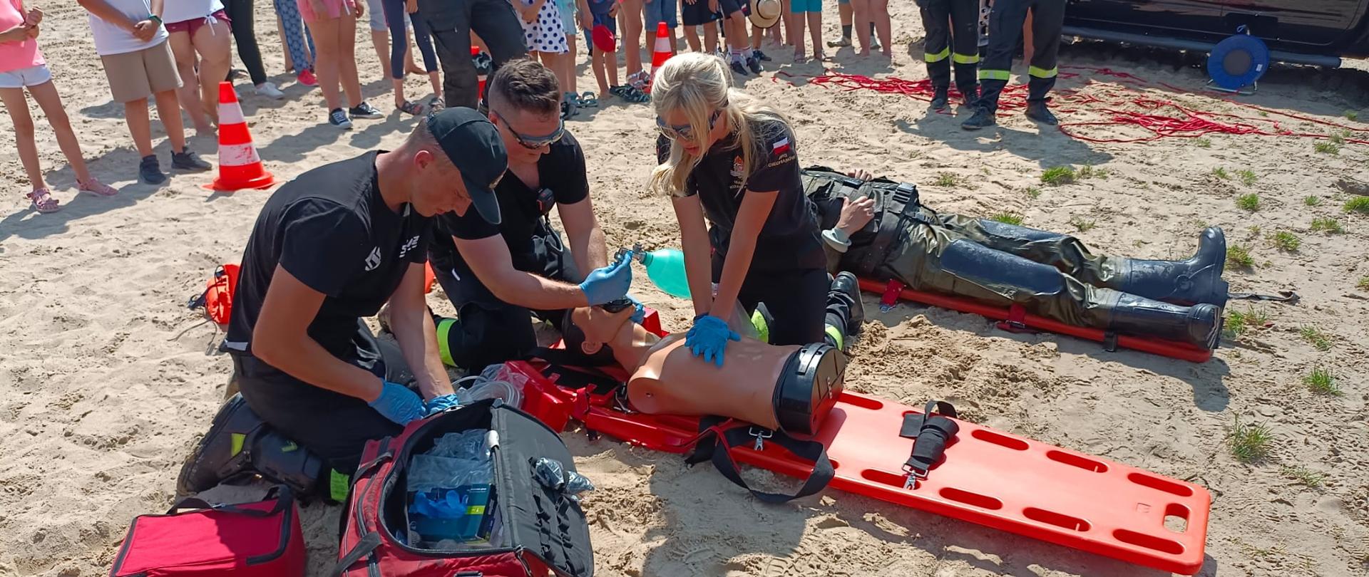 Bezpieczne Wakacje na kąpielisku Krubin